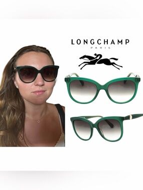 Longchamp Paris Longchamp Sunglasses L0731S 303 54 Transparent Green Gradient